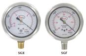Manômetro Industrial de Processos Para Baixa Pressão Séries SGX E SGF