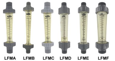 Medidor de Vazão para Líquidos em Policarbonato Série LFM